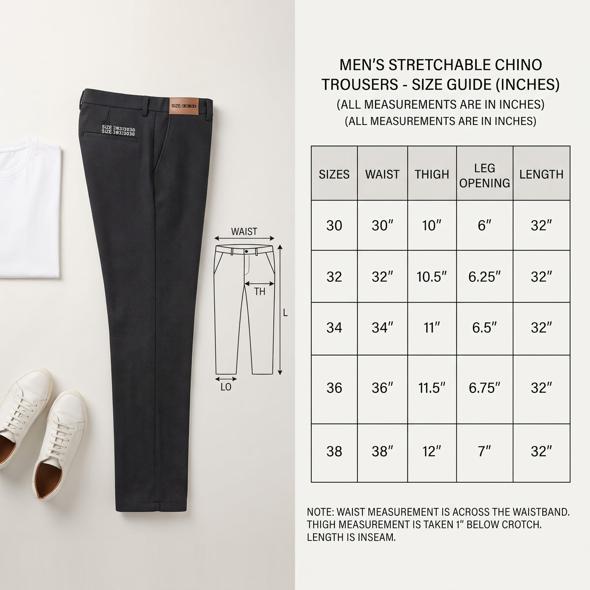 stretchable Chino Pant Dark Olive