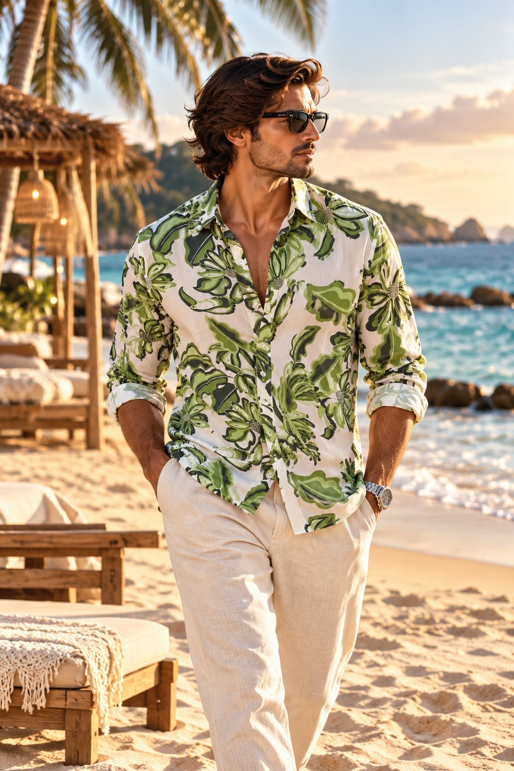 Tropical Luxe Botanical Shirt