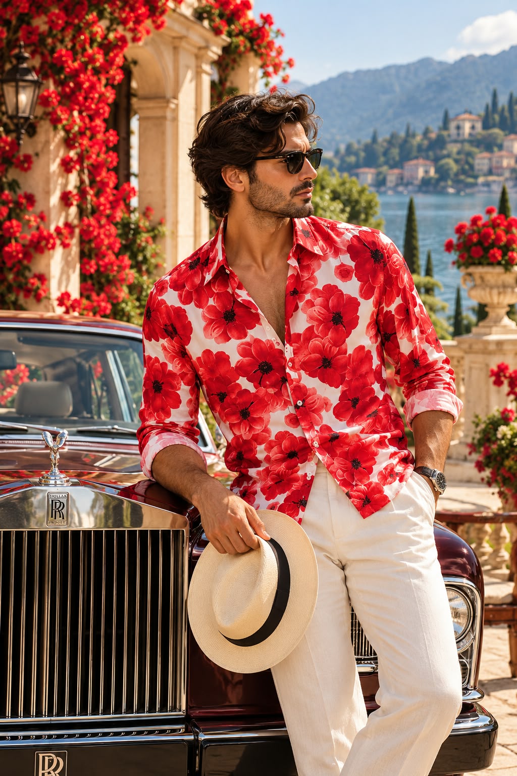 Monaco Poppy Resort Shirt