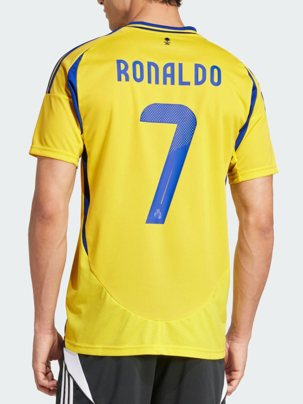 Adidas Al Nassr FC 24/25 Ronaldo Home Jersey in yellow