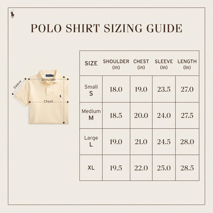 POLO Classic Striped Long-Sleeve Shirt (YELLOW)