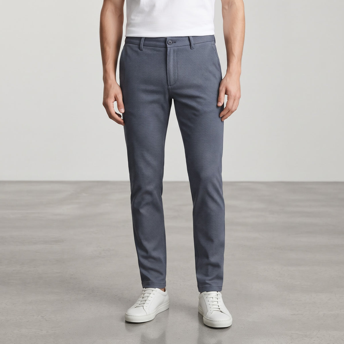 stretchable Chino Pant slate blue