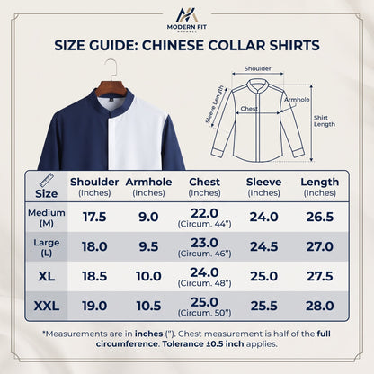 Chinese Collar Linen Long-Sleeve Shirt Lime Olive