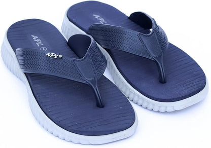 APL FLIP FLOP Lightweight Slipper - Blue/White - Ultra Comfort