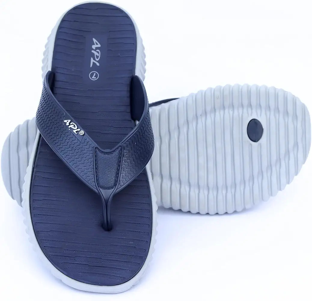 APL FLIP FLOP Lightweight Slipper - Blue/White - Ultra Comfort