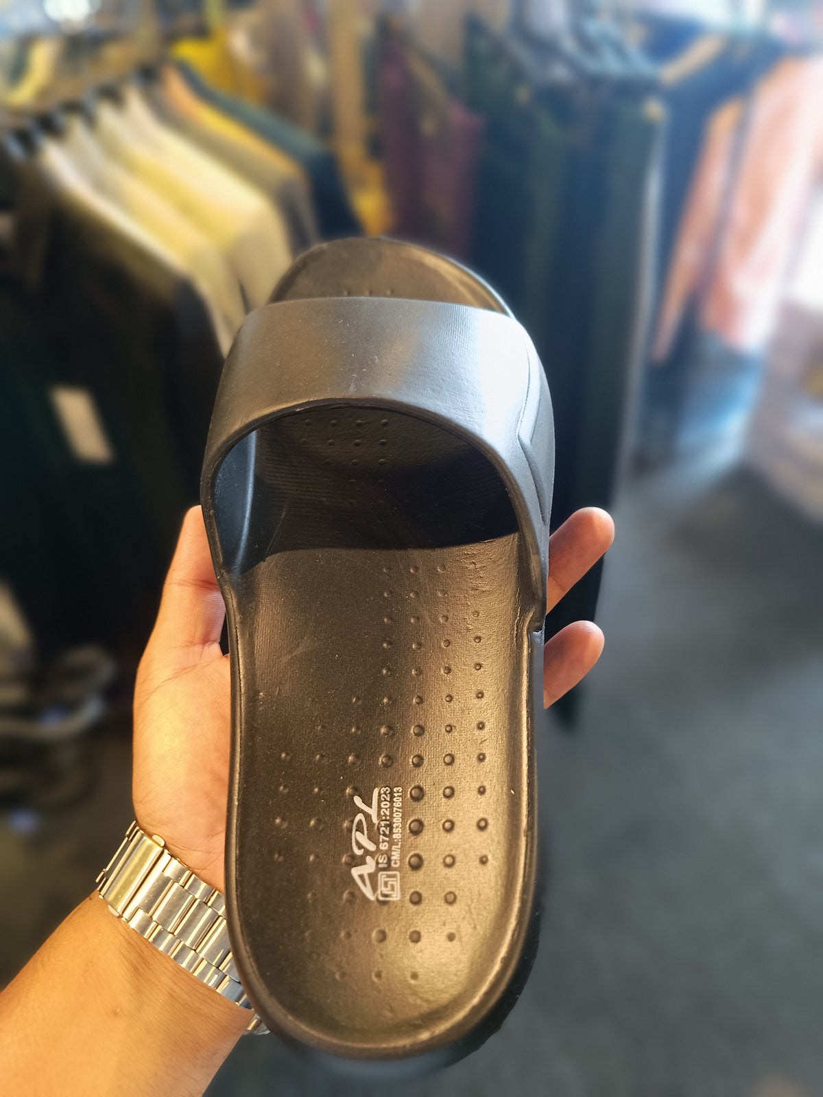 Slide Slippers Light Weight - Black