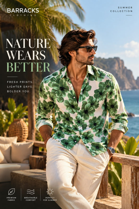 Tropical Sage Bloom Shirt