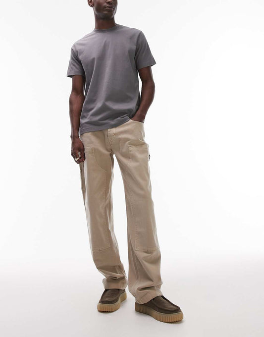 Baggy Tommy Carpenter Pant- Beige