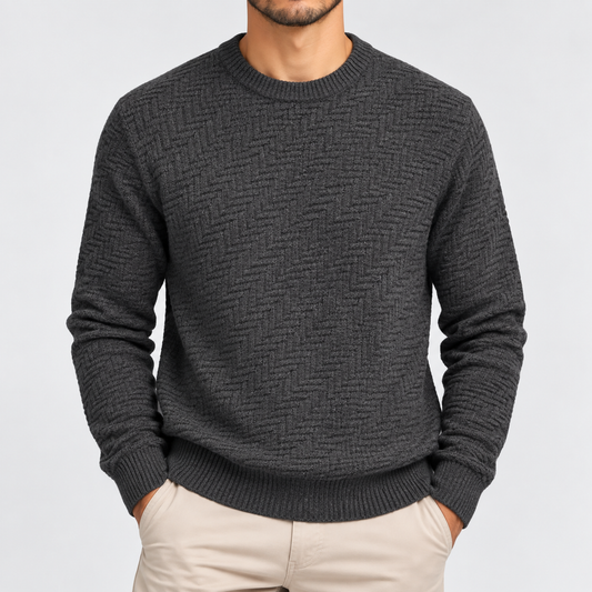 Sweater Knitted Pull & Bear - Black