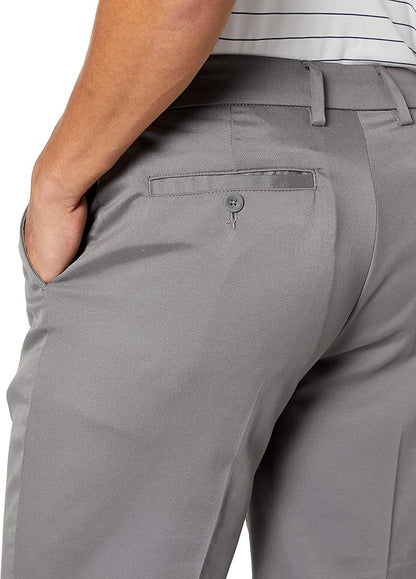 Men's Slim-Fit Stretch Golf Trouser - Grey
