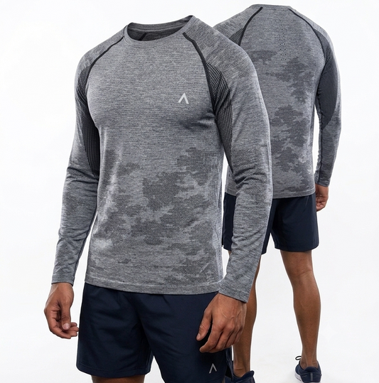 Athletic long sleeve- Dark Grey