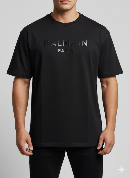 T-Shirt Over Size - Balmain Black