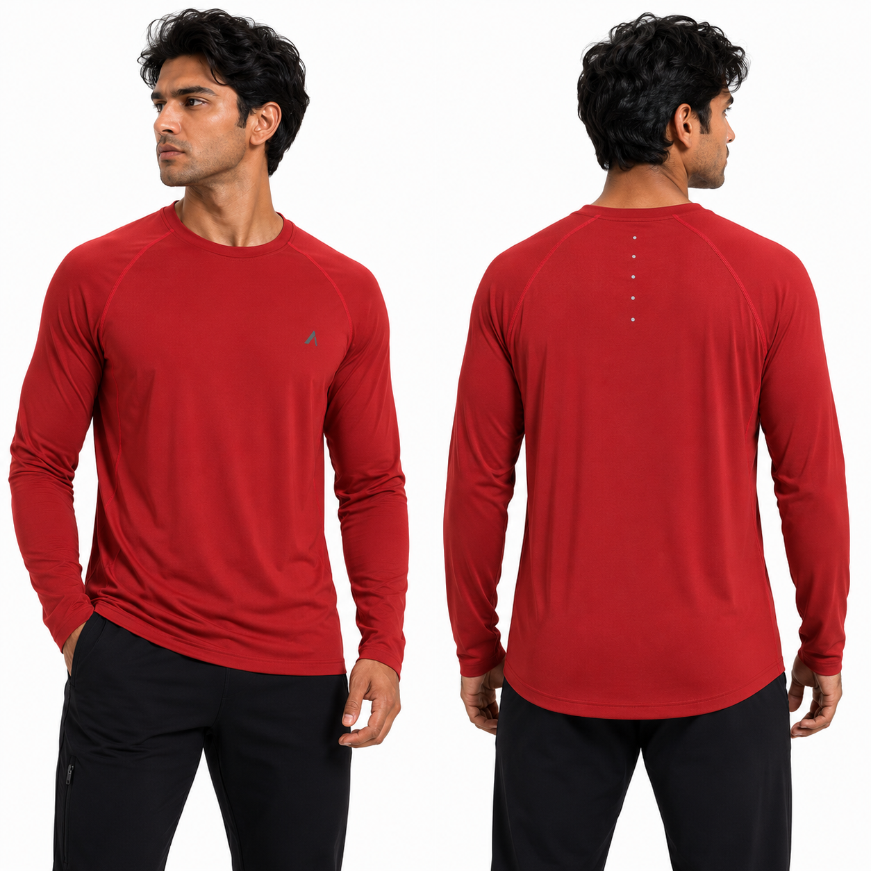 Athletic long sleeve- Red