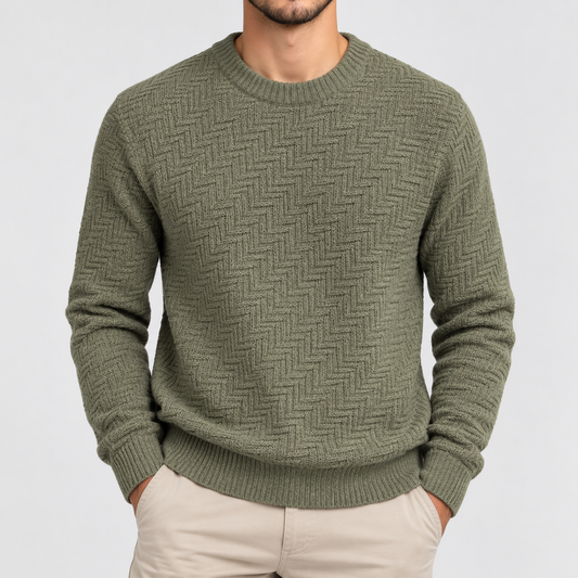 Sweater Knitted Pull & Bear - Green