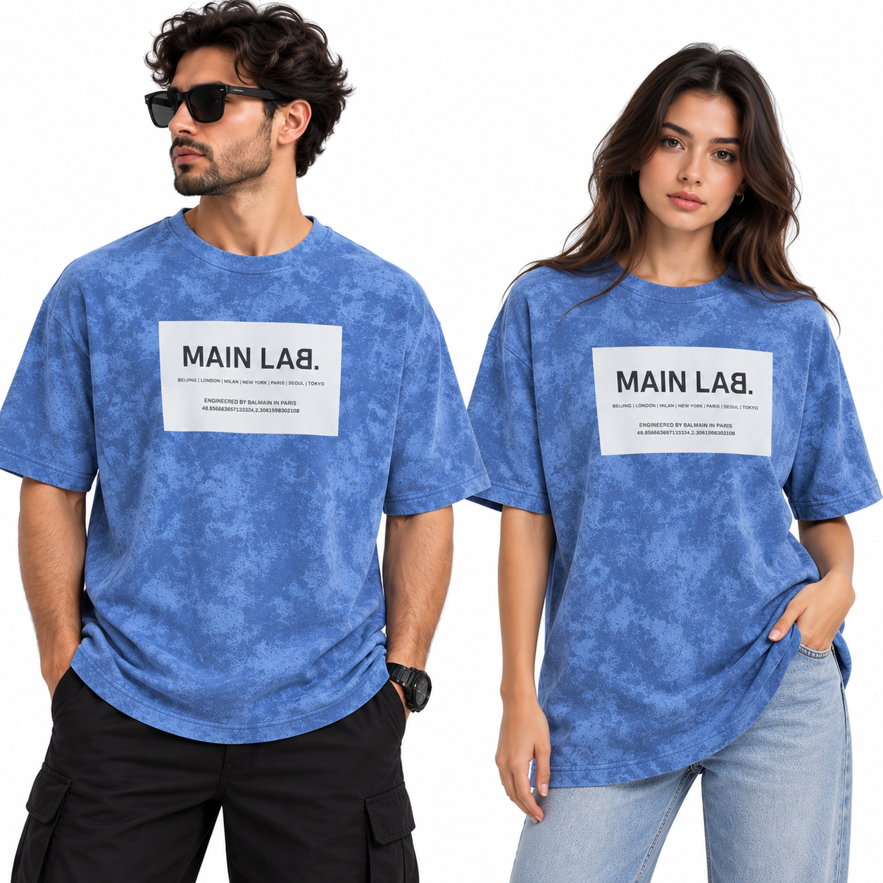 Oversized T-shirt Balmain soft cotton Lycra