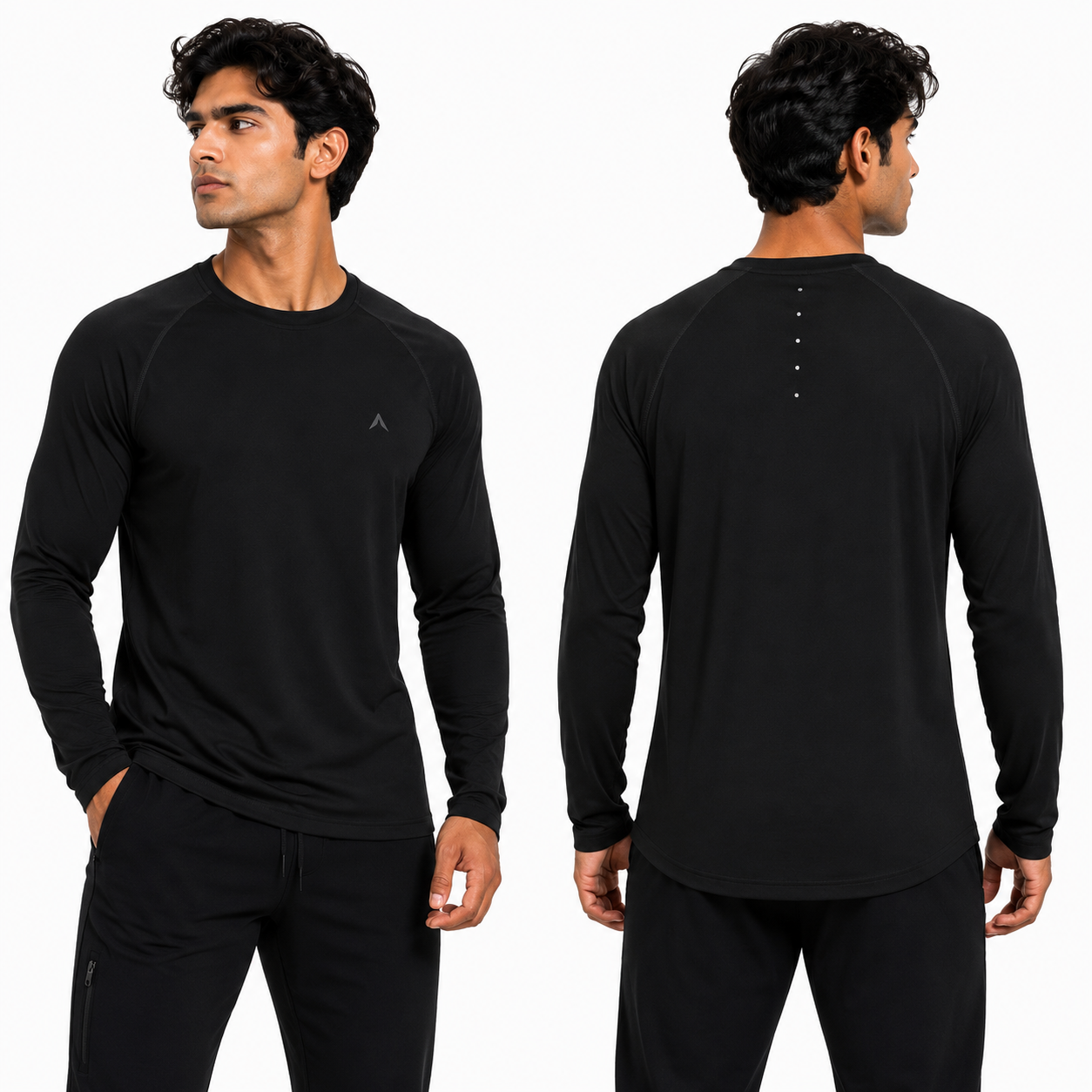 Athletic long sleeve- Black