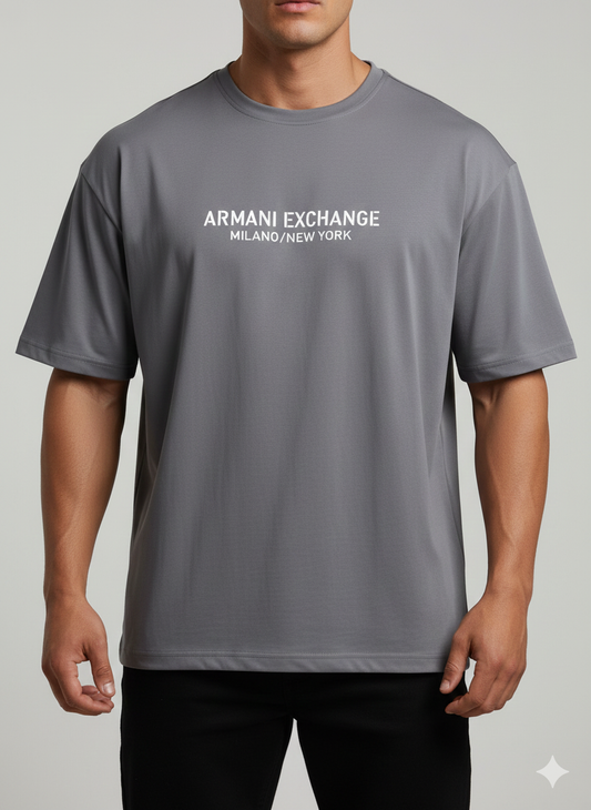 T-Shirt Over Size - AX Grey