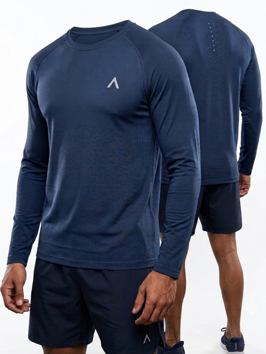 Athletic long sleeve- Navy Blue