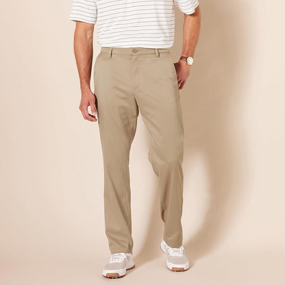 Men's Slim-Fit Stretch Golf Trouser - Beige