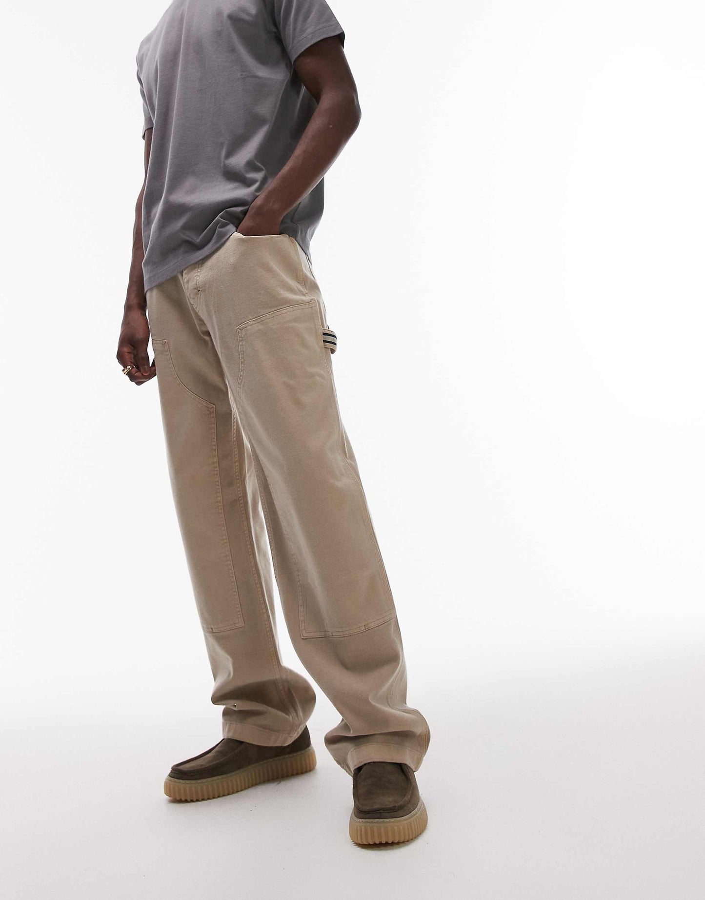 Baggy Tommy Carpenter Pant- Beige