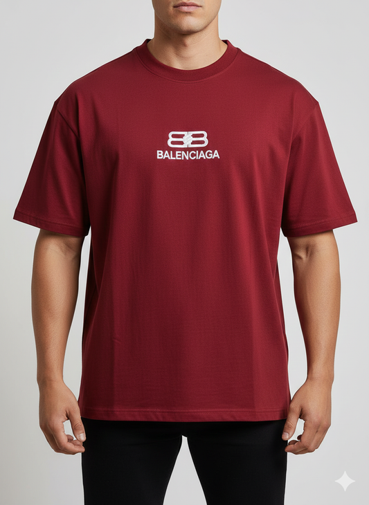 T-Shirt Over Size - Belanciaga Red