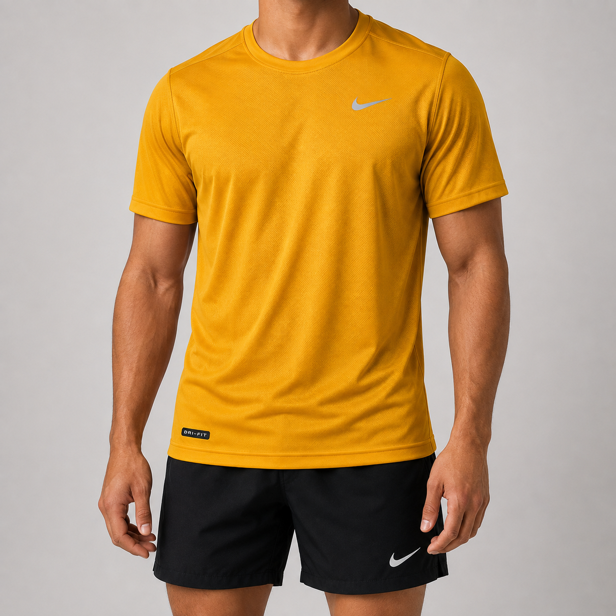 Nike Drifit Performance T-Shirt- Mustard Yellow