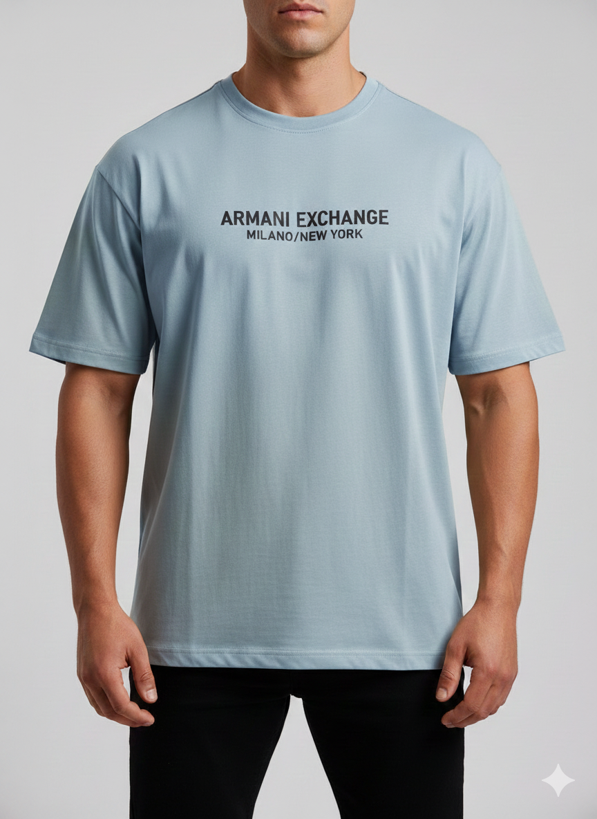 T-Shirt Over Size - AX Sky Blue