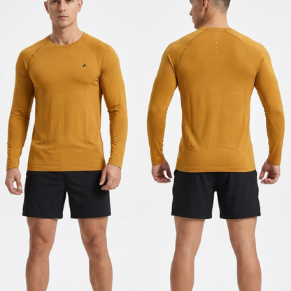 Athletic long sleeve- mustard yellow