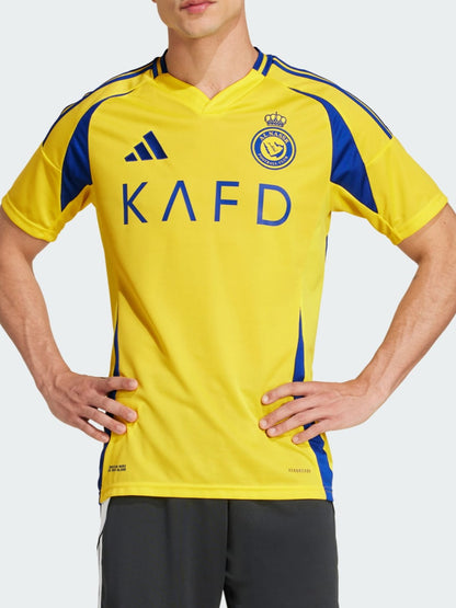 Adidas Al Nassr FC 24/25 Ronaldo Home Jersey in yellow