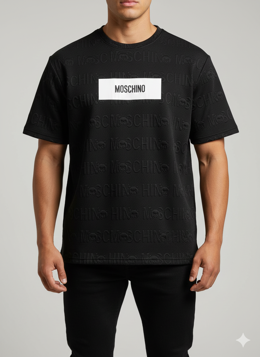 T-Shirt Over Size - Moschino Black