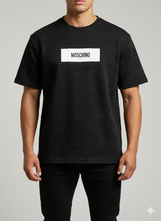 T-Shirt Over Size - Moschino Black