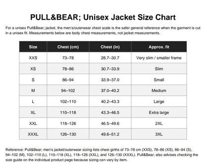 Pull & Bear Jacket- crop fit full zipper unisex korean fit with inner lining. Navy blue
